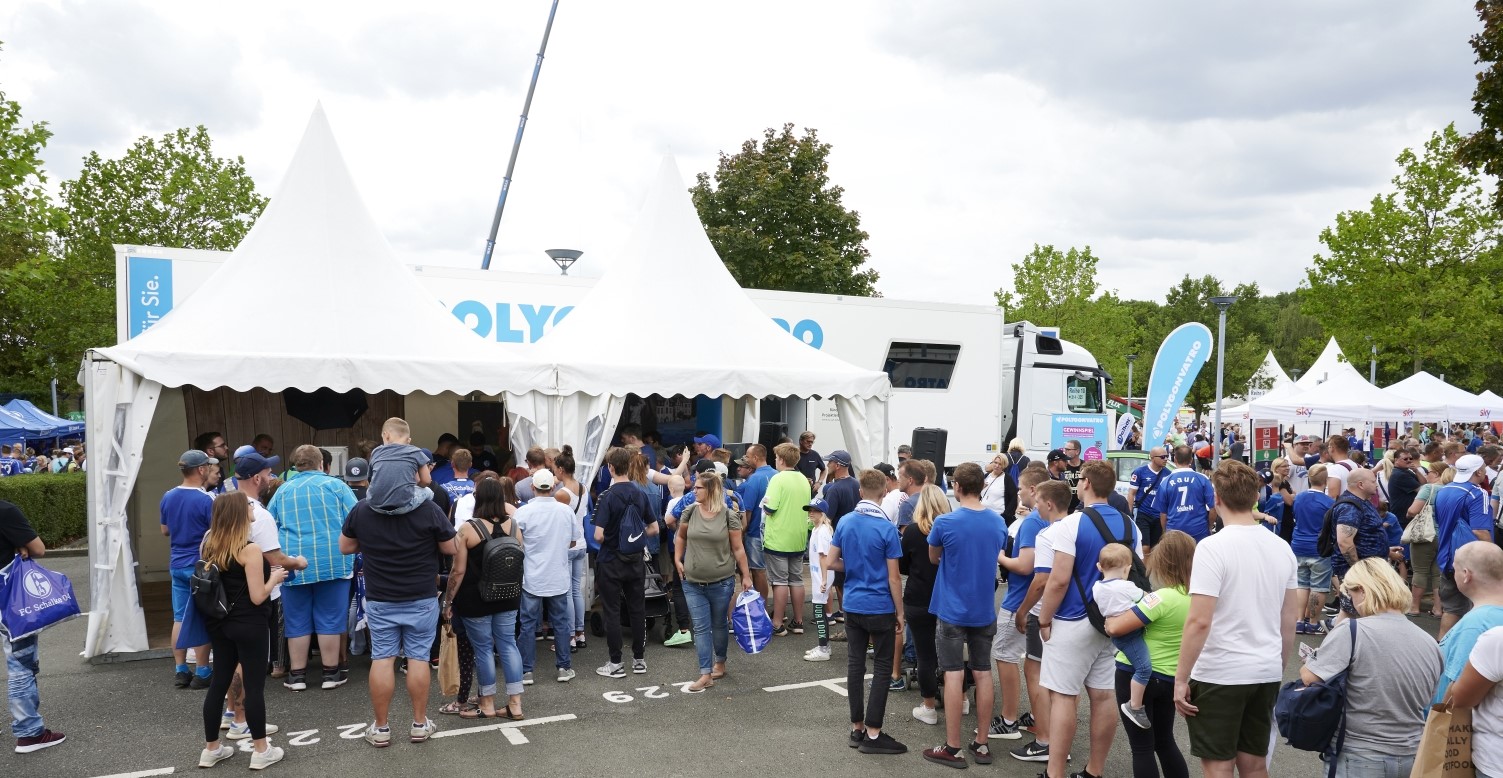 Schalke-Tag 2019 Zelt