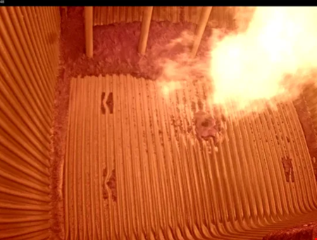 Téléinspection foyer biomasse en exploitation