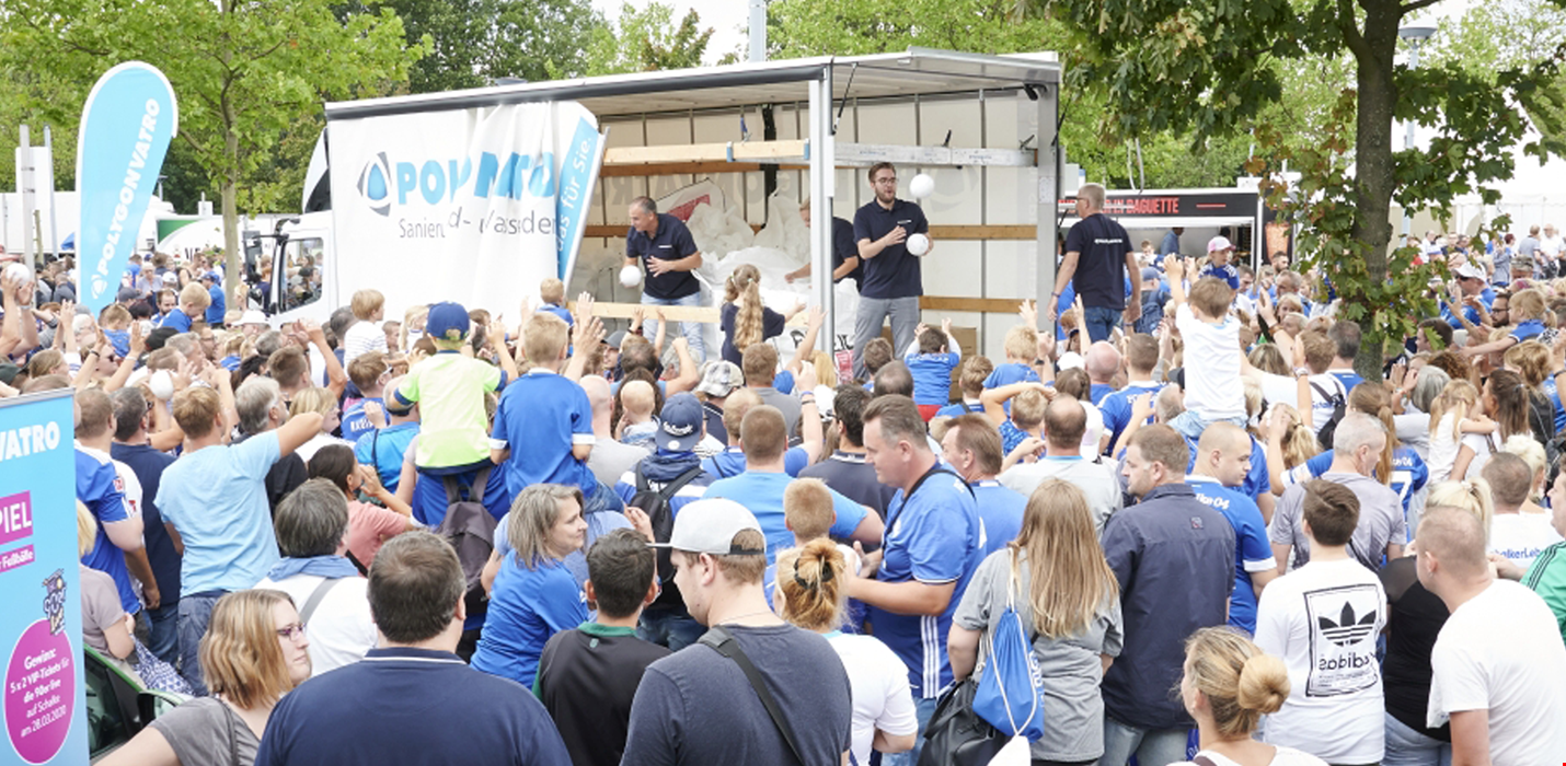 POLYGONVATRO begeistert beim Schalke-Tag 2019
