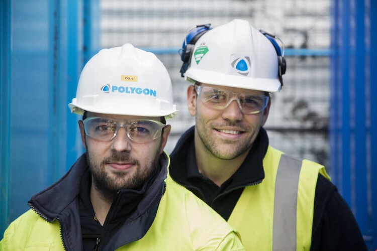 Arbeiten bei Polygon – Sanierung nach Brandschaden und Wasserschaden