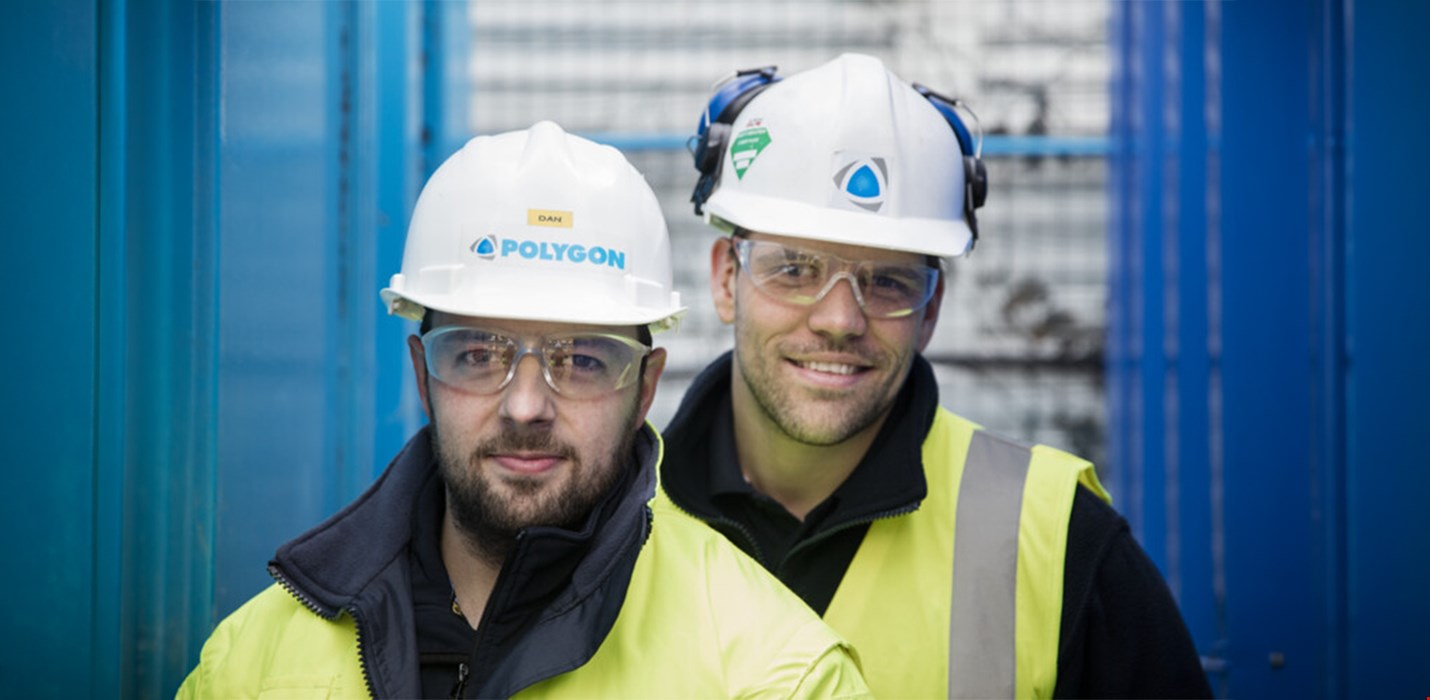 Arbeiten bei Polygon – Sanierung nach Brandschaden und Wasserschaden