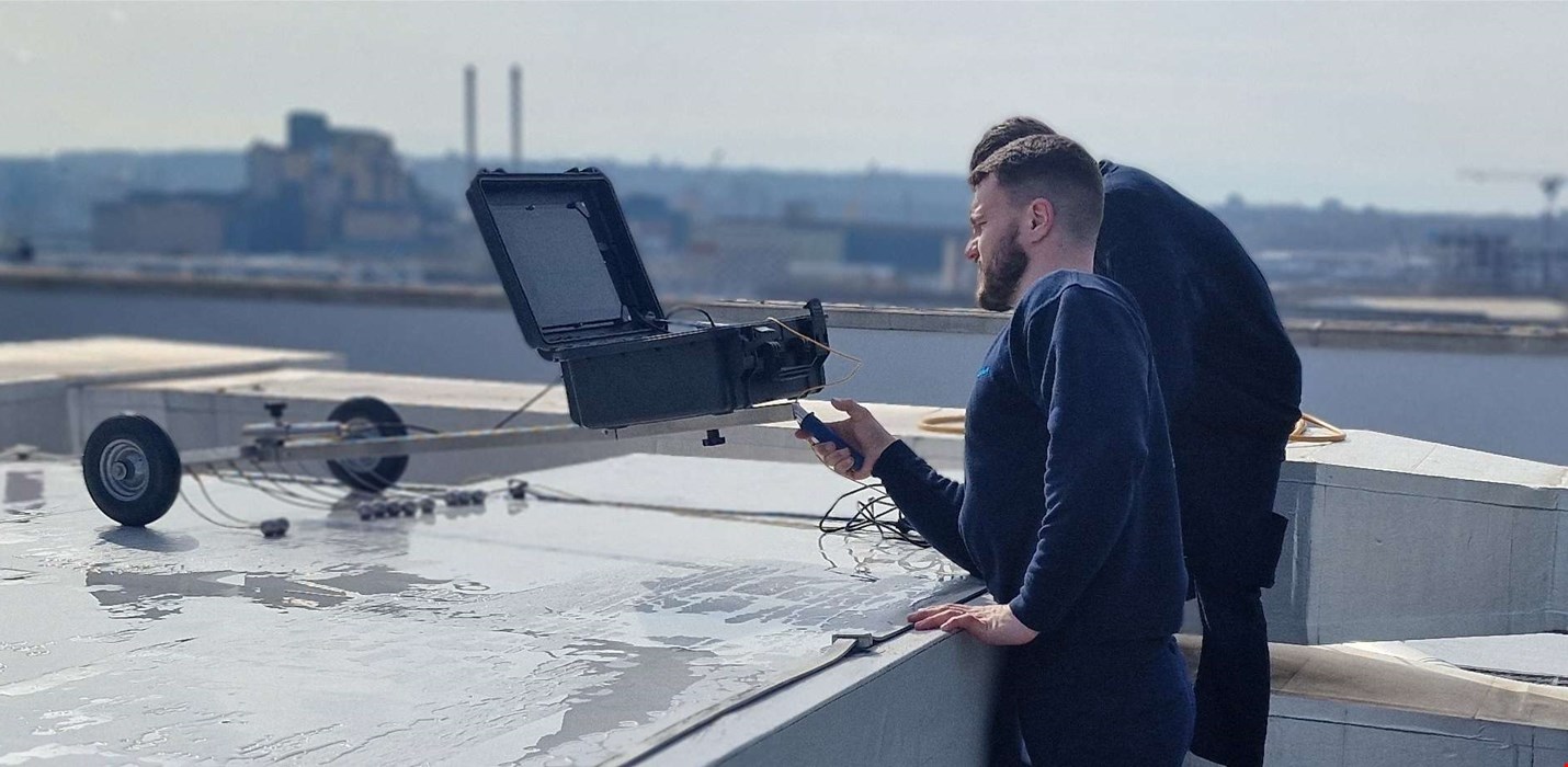 Flat Roof Leak Detection