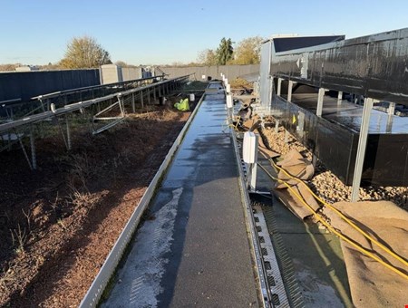 Non-Destructive Leak Detection on a New School's Green Roof