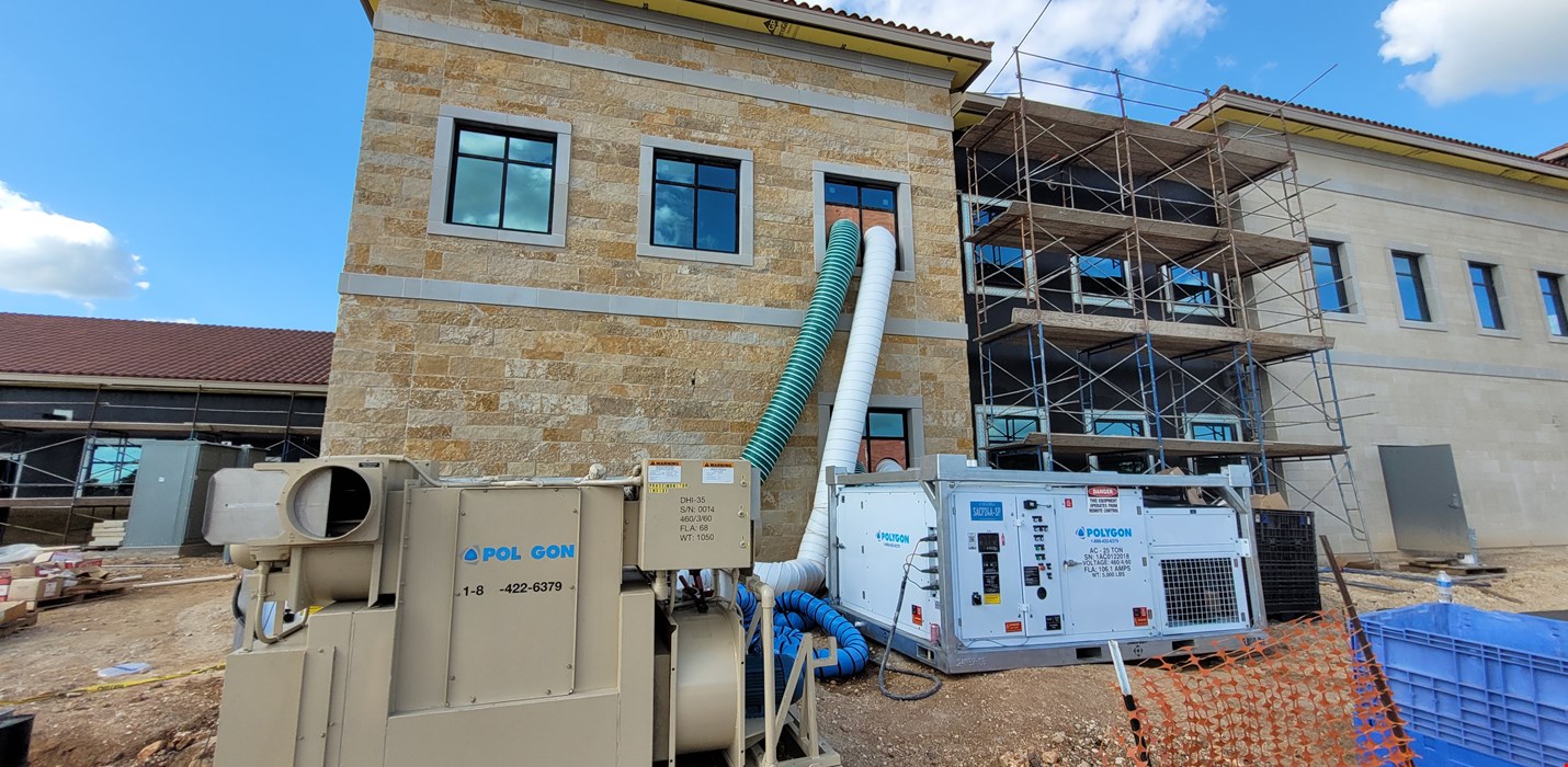 Building types and environmental management during construction