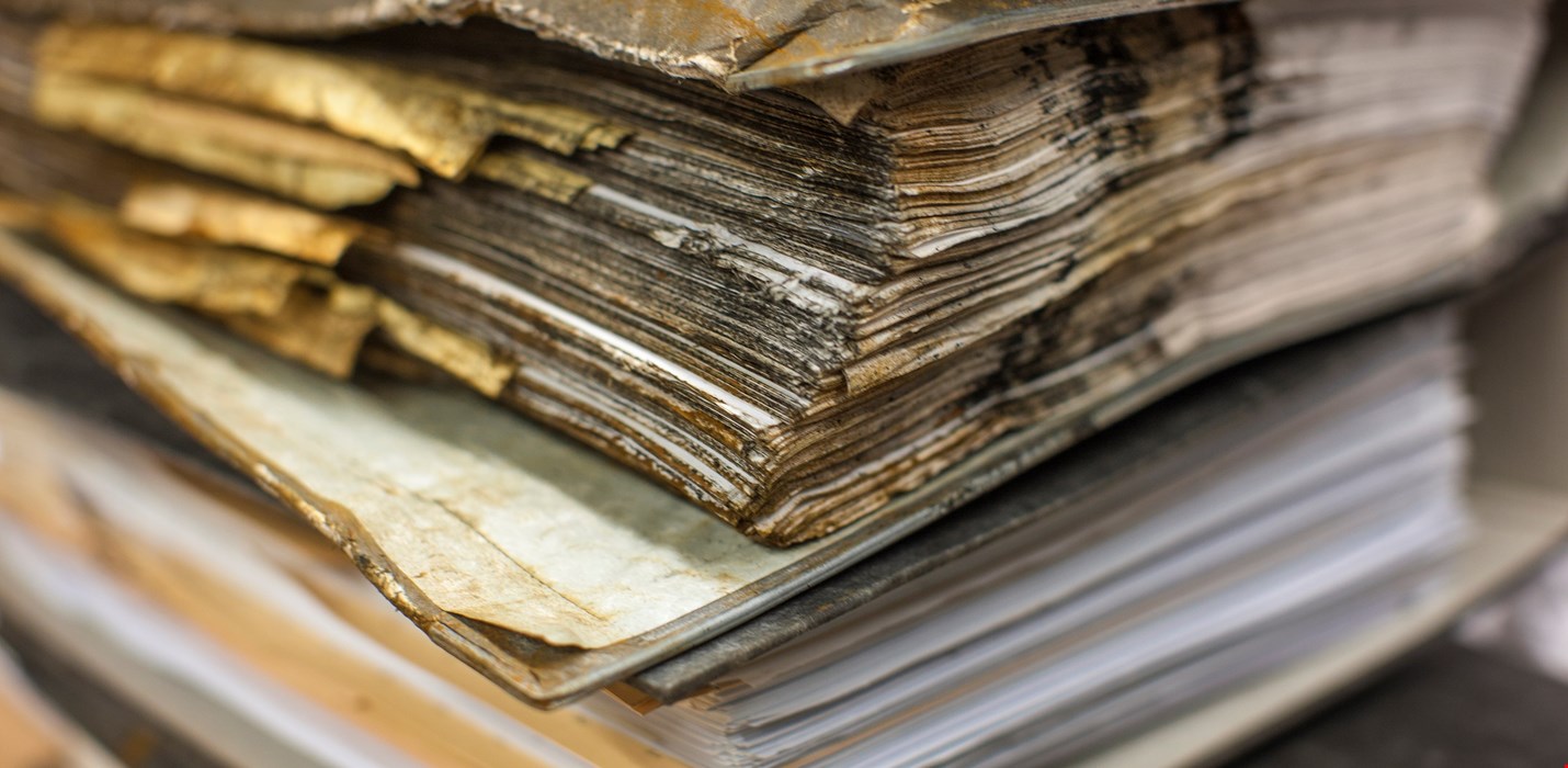 Hulpmaatregelen beschadigde documenten