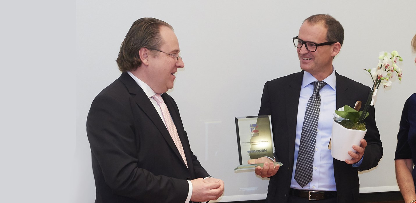 Schwedischer Preis an Polygon Austria