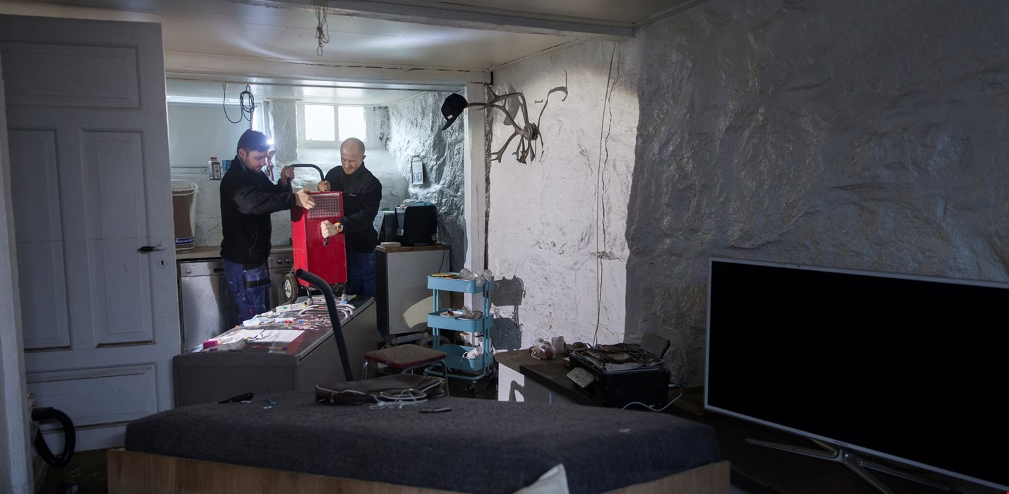 Kelderlekkages opsporen