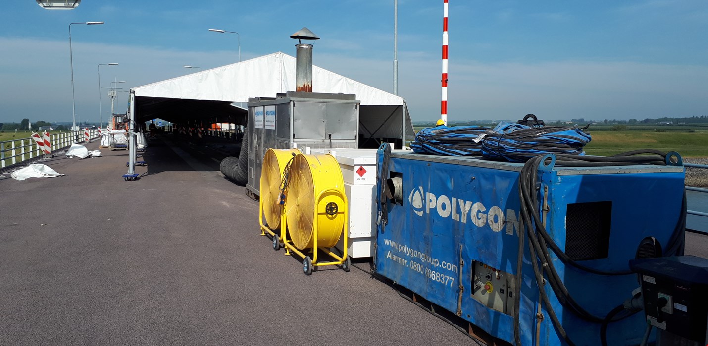 Conditioneren tijdens brugonderhoud