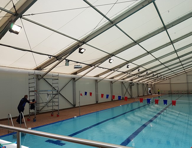 Polygon redt zwemclub en schoolzwemmen met klimaatcontrole