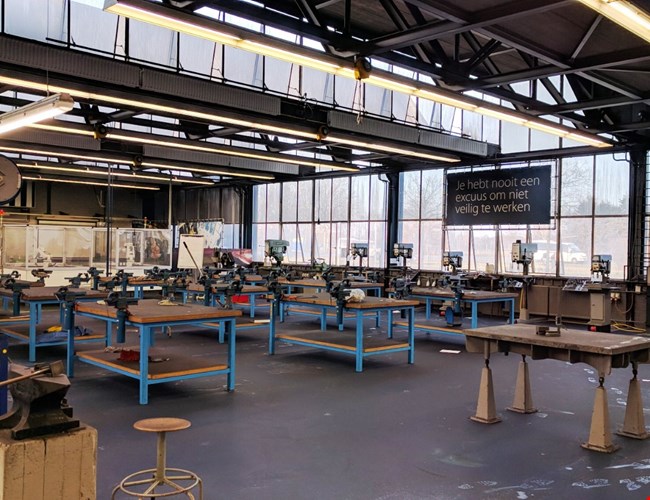 Polygon herstelde de brandschade in de Tata Steel Academy