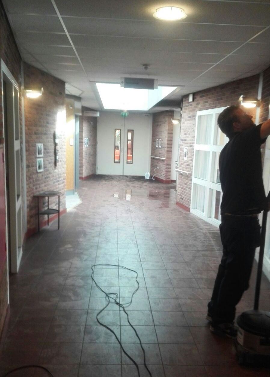 Polygon herstelt brandschade in verpleeghuis