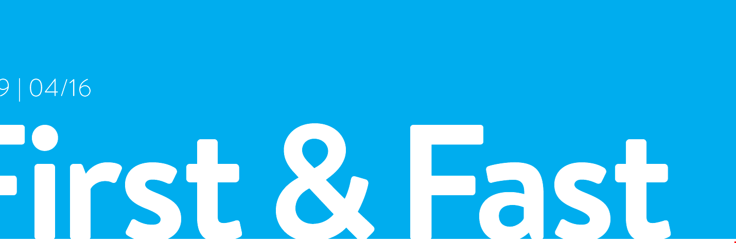 De nieuwe First & Fast is uit!