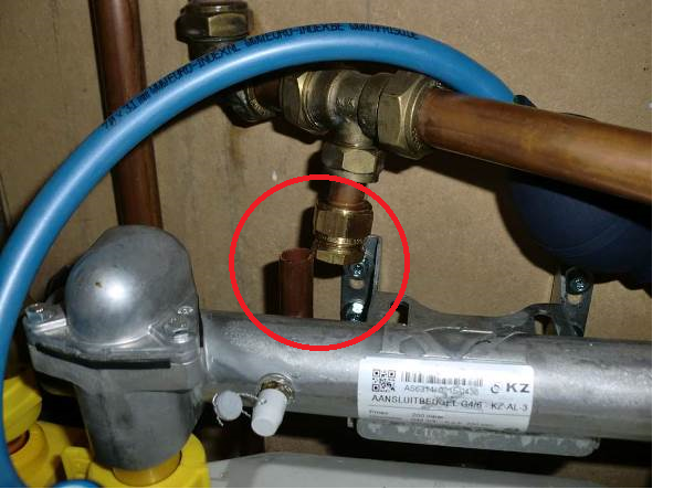 De Leiding naar de keuken werd afgekoppeld Afgekoppelde gasleiding Polygon