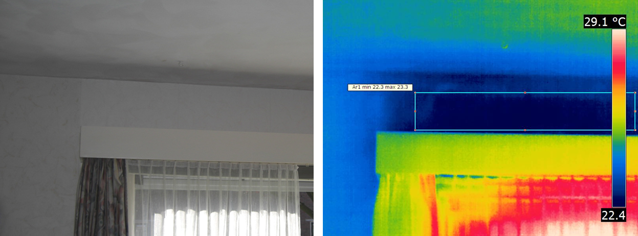 Thermografie tocht spouw ontbreekt Polygon