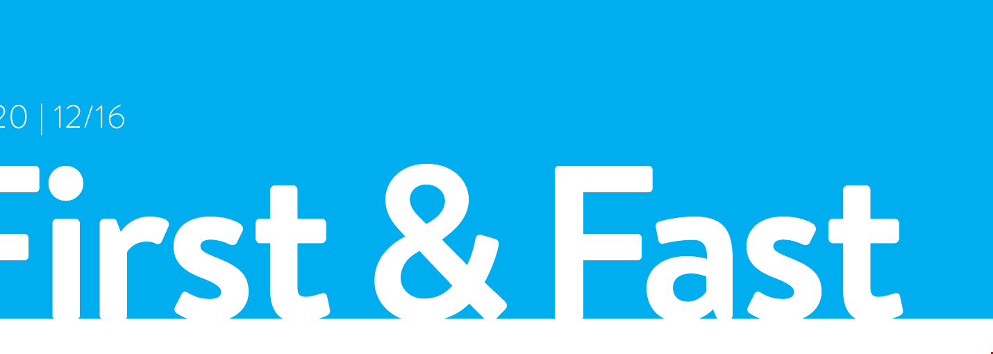 De nieuwe First & Fast is uit!