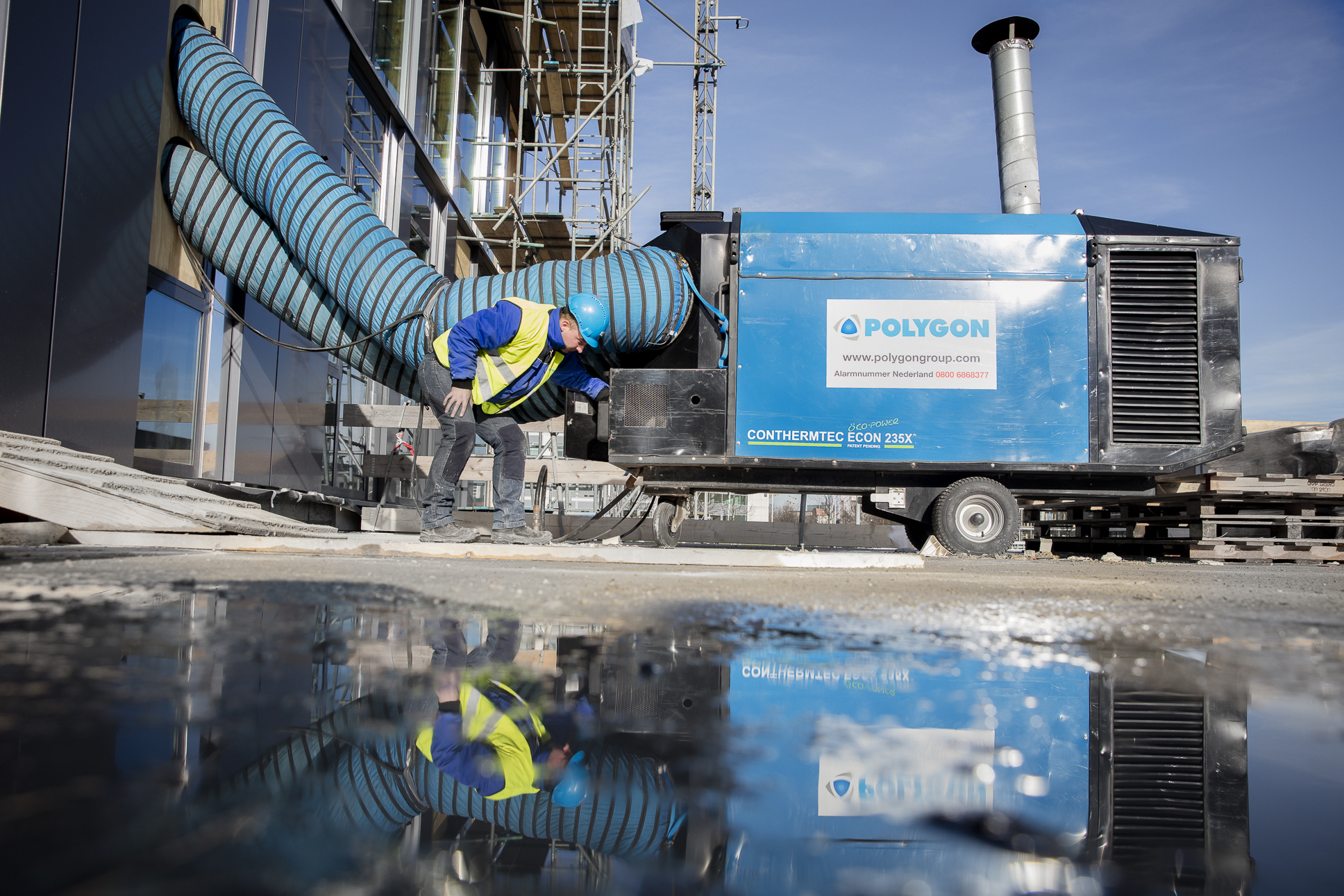 De toepassingen van tijdelijke verwarming