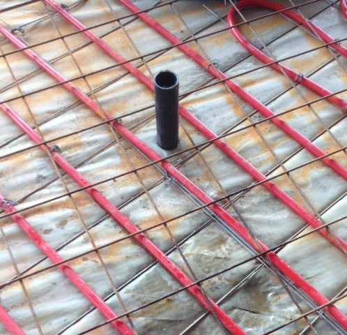 Buis vochtige vloerisolatie drogen Polygon Buis vochtige vloerisolatie drogen Polygon