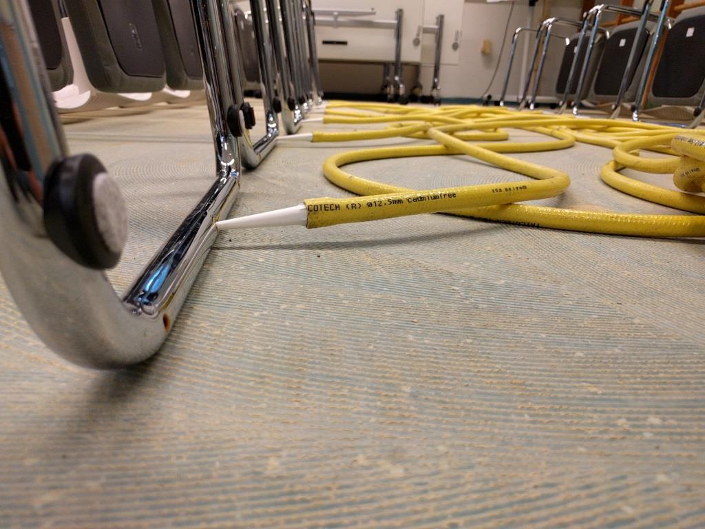 Creatieve droogoplossing stoelpoten Polygon