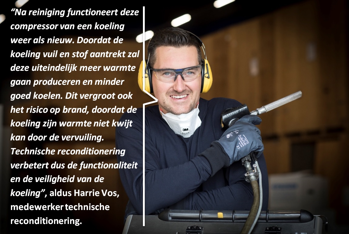Compressor technische reconditionering door Polygon specialist