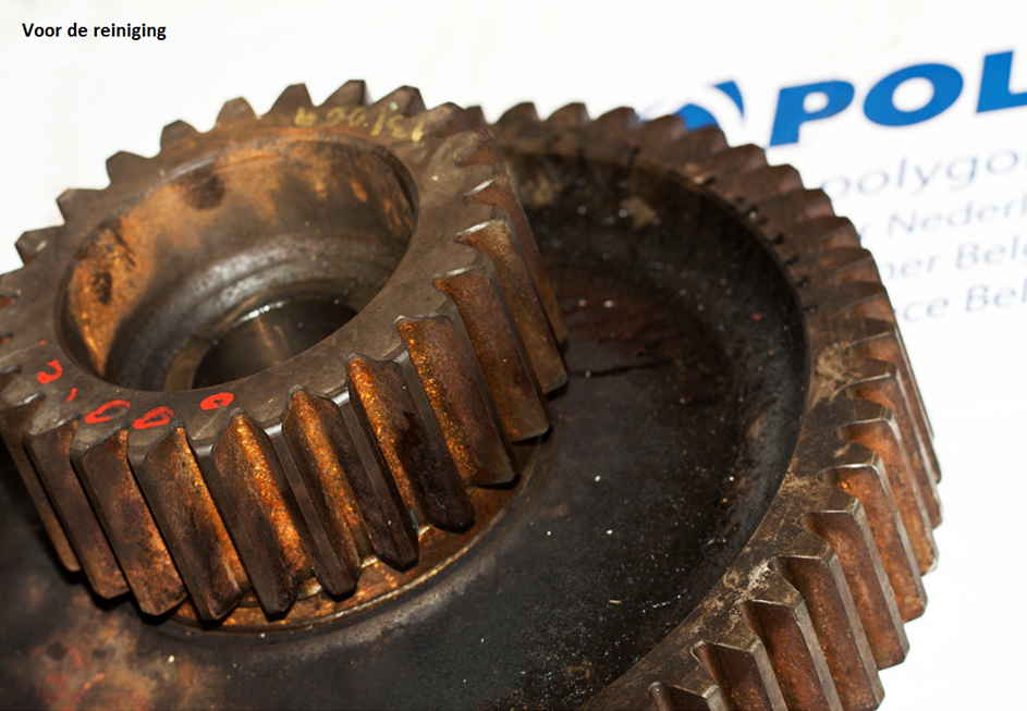 Tandwiel met corrosie Tandwiel met corrosie