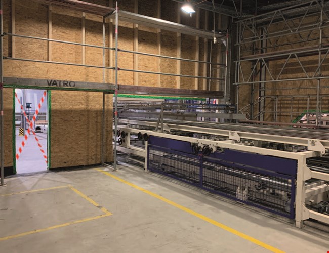 Temporary production hall