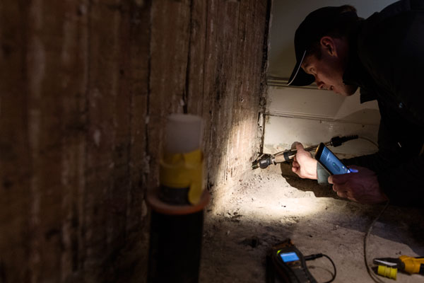 kellarin kosteuskartoitus kosteusmittaus polygon