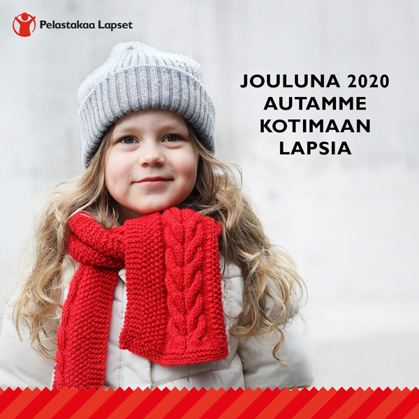 pelastakaa lapset jouluker&auml;ys 2020