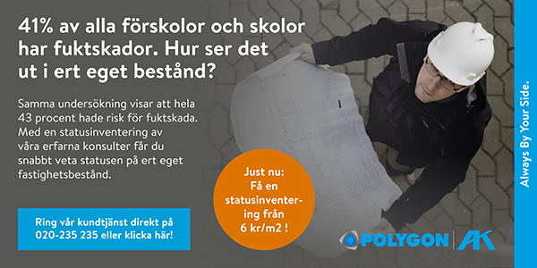 Banner som visar kampanjen för statusinventering eller fuktstatusinventering. 