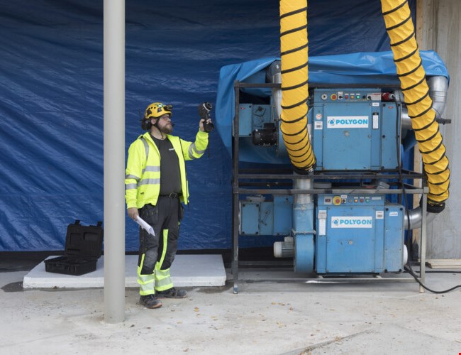 temporärt klimat TCS byggklimat