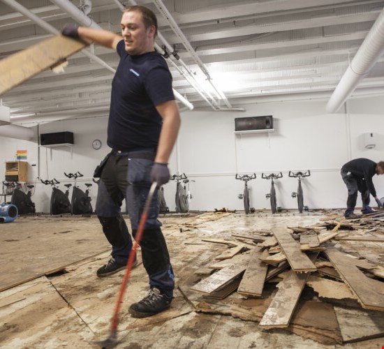 Skadehantering vid översvämning